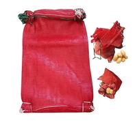 Potato Storage Bag 10Pcs 21.7x33.5inch Mesh Drawstring 35kg PE Potato Sack Heavy Duty Circular Knitting Net Bags for Vegetables Onion Carrot Fruits, Potato Storage, Potato Storage Bags
