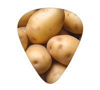 potato Stylish and durable guitar picks, three types of thin, medium and heavy guitar picks (12 pieces), suitable for guitar, bass, electric guitar, ukulele,