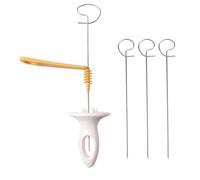 Potato Tower Cutter,6 Pcs Potato Spiral Cutter Set Potato Twister Sapiral Cutter Reusable Stainless Steel Wavy Potato Slicer for Potato Tower,Barbecue,Gather,Party,Camping,Family,Kitchen