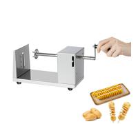Potato Tower Machine Manual Stainless Steel Spiral Potato Cutter for Fruit, Potatoes, Tornado Chips, Cucumber or Carrots
