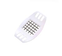 Potatoes Cutter Potatoes Fruit Vegetable Cutter Chipper Manual French Fry Cutter with Stainless Steel Blade(White)