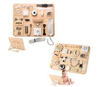 Potatomato Motessori Wooden Busy Board & Large Busy Board for Kids
