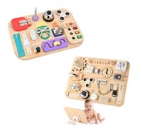 Potatomato Motessori Wooden Busy Board &Rainbow Busy Board for Kids