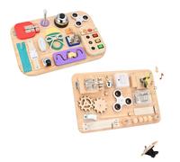 Potatomato Motessori Wooden Busy Board & Rainbow Busy Board for Kids