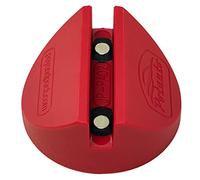 Potauto Universal Nylon PA6 Grooved Magnetic Jack Pad Jacking Puck Pinch Weld (Slot Width 0.39 Inch) Frame Rail Adapter for Vehicles (Qty 1, Red)