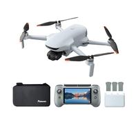 Potensic ATOM 3 Fly More Combo with RC PTD 2, Drones with Camera 4K 60fps, 50MP Photo, 1/1.3" CMOS, 120-Min Flight, 16KM Transmission, AI Track 2.0, Med-Tele Mode, QuickShots, Under 249 g(3 Batteries)
