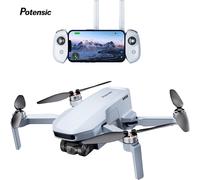Potensic Drones Under 249g GPS Auto Return Single Axis Gimbal EIS Professional Drone Max 4-KM Waypoint Flight Follow Me-ATOM SE GRAY
