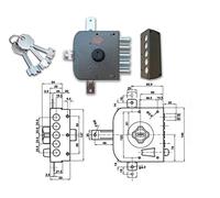 Potent 583/D Quint Pump Lock S/A Right