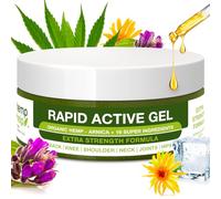 Potent Hemp Gel for Fast Relief - Targets Joint, Knee, Muscle & Back - Doctors & Athletes Recommended - Infused with Organic Arnica, Boswellia & 16 Super Ingredients