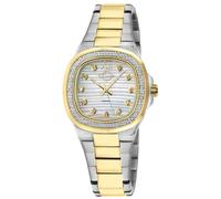 Potente, Swiss Quartz Watch, White MOP Dial, 316L Stainless Steel, and Sapphire Crystal GV2 Multi One Size