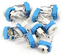 Potentiometer 150pcs RM065 Trimmer Potentiometer Kit 100/220/470/1K/3.3K/4.7K/10K/20K/30K/47K/100K/200K/300K/500K/1M ohm RM-065 Potentiometer Electronic Component Resistor elements