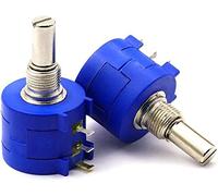 Potentiometer 1pcs 3590S 1K 2K 5K 10K 20K 50K 100K Ohm Precision Potentiometer Adjustable Resistor 3590 102 103 502 103 203 503 104 Electronic Component Resistor elements (Size : 100K Ohm)