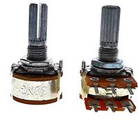Potentiometer 3PCS 16 20MM Rotary Potentiometer 50K 100K 50KBX2 100KBX2 Audio Volume Control Pot Electronic Component Electromechanical components (Size : 50K Ohm)