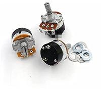 Potentiometer 5PCS WH138-1 B500K Adjustable Resistance Speed Regulator with Switch Potentiometer WH138 500K Resistor elements