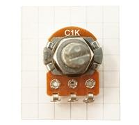 Potentiometer Solder Lug Splined Shaft Anti-Log C Reverse Logarithmic T18SL (C1K)