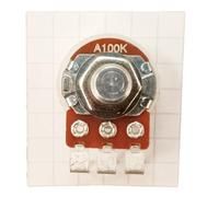 Potentiometer Vertical PCB Logarithmic A Track Volume Control 6.3mm Round Shaft VR63 (A100K)