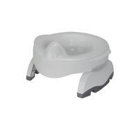 Potette Max 3-in-1 Travel Potty | Award-Winning Compact, Foldable Potty and Toilet Training Seat | Includes x3 Disposable Liners, A Reusable Liner & Carry Bag | Grey
