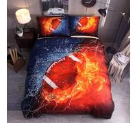 Potholes King Size Duvet Cover Stereo 3D Printed Cool Style Duvet Cover, Zipper Opening and Closing for Easy Care, Kingsized Size for Hotels or Home Use (220 * 260) Cm