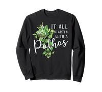Pothos Houseplant Plant Lover Plant Crazy Mom Parent Sweatshirt