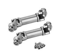 Pothyes 2PCS Stainless Steel Center Slider Driveshaft Set for LOSI Mini LMT 1/18 4X4 Brushed Monster Truck RTR LOS01026 Metal Upgrade Part