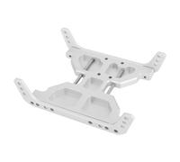 Pothyes Aluminum Chassis Armors Anti-Collision Protection Skid Plate for 1/10 RC Crawler Axial Capra 1.9 Unlimited Trail Buggy UTB Currie F9 AXI03004 Metal Upgrade Parts -54163 (Silver)
