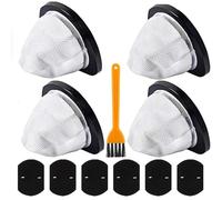 Potiarey 4 Pack 2030 Vacuum Filter & 6 Pack Foam Filter 1 Brush Compatible with Bissell 2030 Featherweight Stick Vacuum, Change Model 2030 2030L 20303 20306 20307 20309 2030H 2030V 2030X 2030Z