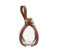 Potion Bottle Holster Belt - Renaissance Accessory, Cork Potion Bottle Holder | 8oz Small Round Bottles, Bulk Set For Costume, Wizard, Ren Faire, Magic Bottle Holder For Halloween Dress Up