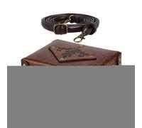 Potion Box with Strap | Medieval Costume with Adjustable Strap,Box with 12 Potion Vials - for School Event Stage Party Photography Collection Men Adults Teens