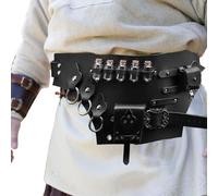 Potion Carrier, Comfortable Renaissance Belt with Potion Bottle, Vintage Renaissance Belt with Adjustable Waist, Medieval Viking Belt for Stunt Pirates