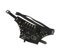 Potion Carrier: Potion Bottle Holder, Comfortable Belt for Renaissance Potions Bottles | Medieval Knight Corset Belt in Viking Style with Adjustable Waistband, Waist Belt, Black, Consulte la