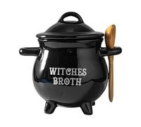 Potion Cauldron - Witches Cauldron, Halloween Cauldron | Decorative Stew, Black Soup Bowl for Family Gatherings, Halloween Parties, Snacks, Birthdays, Costume Parties with