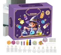 Potion Kits for Kids: 24x18cm Abrasion Resistant Polymer Carbon, Magic Bottle Structure, Translucent Lab Tube Geometry, Co Stopper Sealer Frame