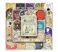 Potion Label Stickers - Apothecary Potion Stickers | Drink Label Scrapbook Stickers, 50 Pieces Baga Skateboard Aesthetic Spell Stickers