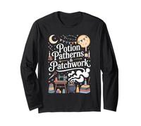 Potion Patterns and Patchwork Enchanted Sewing Long Sleeve T-Shirt