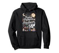 Potion Patterns And Patchwork Enchanted Sewing Pullover Hoodie