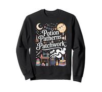 Potion Patterns And Patchwork Enchanted Sewing Sweatshirt