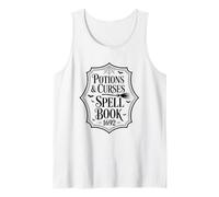 Potions and Curses Spell Book 1692 Magic Tank Top