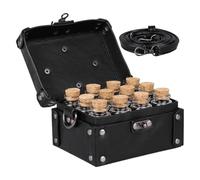 Potions Box with Bottles - Vintage Costume Accessory in PU Leather, Potions Box for Cosplay, for Stage Parties, Photos, Schools, Events, Women and Men