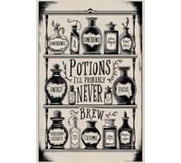 Potions I’ll Probably Never Brew - A Whimsical Journal for Spell Ideas, Magical Recipes & Imaginative Witchcraft