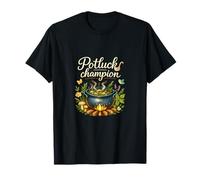 Potluck Champion Plant Parent Cottagecore Soup Bowl Art T-Shirt