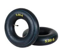 Potreba 13x5.00-6 Inner Tubes with TR87 Angled Valve - Heavy Duty Butyl Rubber Replacement for Pneumatic Tyres on Wheelbarrows, Garden Carts, Lawn Mowers, Sack Trolleys, 2 Pack
