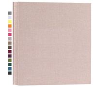 potricher Photo Album for 4x6 1000 Photos Linen Cover Extra Large Capacity Photo Book for Family Wedding Anniversary Baby (Beige, 1000 Pockets)