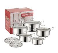 Pots and Pans Set of No Styles - Cookware Set | Pot Sets Without | Nonstick Sauce Sets | Professional Cooking Kit for Steamed Vegetables, Steaming the Restau