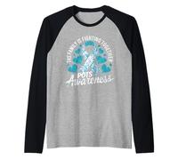 Pots Awareness Postural Orthostatic Tachycardia Syndrome Raglan Baseball Tee
