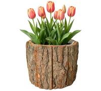 Pots for Indoor Plants,Waterproof Tree Stump For Garden Decoration - Graceful Flower Pots For Plants Home, Living Room Farm Style Balcony Garden Patio Birthday Party Home Heating
