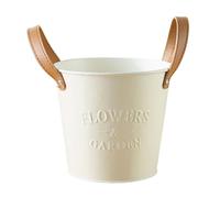 Pots for Plants,Metal Garden Planter with Handles,Flower Pots Outdoor - for Home Living Room Windowsill Balcony Patio Farmhouse Outdoor Gardening