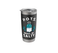 POTS Makes Me Salty POTS Awareness Dysautonomy Stainless Steel Insulated Tumbler