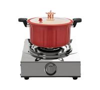 Pots Non Stick with Lids - Non Stick Cooking Pots with Lids | Cookware Kitchen Supplies Pressure Cooker for Stock Rice Sauce Soup Electric Induction Stove Apartment Home Camping