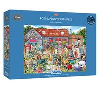 Gibsons Pots and Penny Farthings 2000 Piece Jigsaw Puzzle
