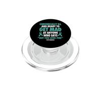 POTS Warrior Funny Postural Orthostatic Tachycardia Syndrome PopSockets PopGrip for MagSafe